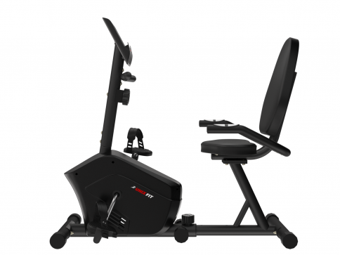 Горизонтальный велотренажер UNIXFIT BR-340 Compact (коврик 130 см в комплекте) - 15