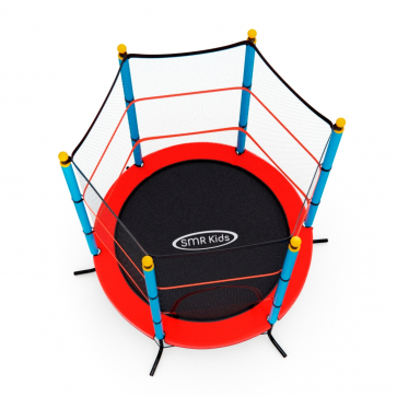Батут детский DFC SMRKIDS 55" с сеткой, RED - 7